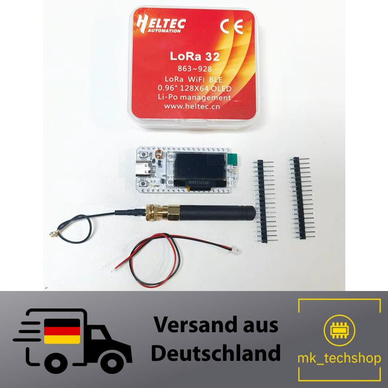 Scheda LoRa ESP32 V3 Per Meshtastic – 868MHz, Display OLED 0.96”, WiFi Bluetooth, Chip 1262 – 2 Pezzi